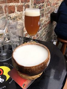 Coconut beer in a coconut of course