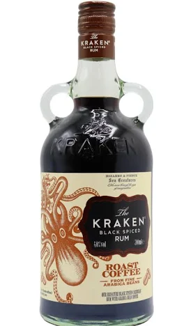 Kraken, Roast Coffee Spiced Rum 1 Kraken, Roast Coffee Spiced Rum