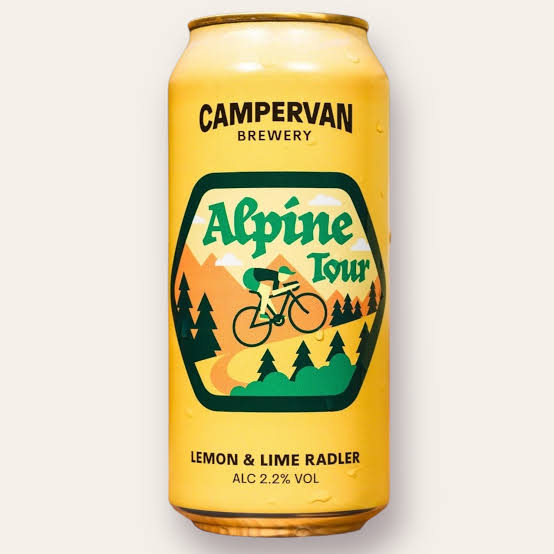 Campervan Brewery, Alpine Tour - Lemon & Lime Radler 1 Campervan Brewery, Alpine Tour - Lemon & Lime Radler